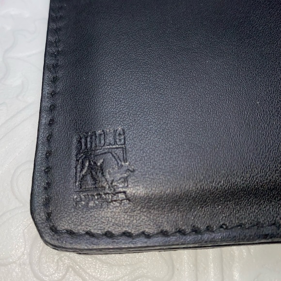 EUC Strong Black Leather Badge Holder/Wallet - Picture 6 of 7